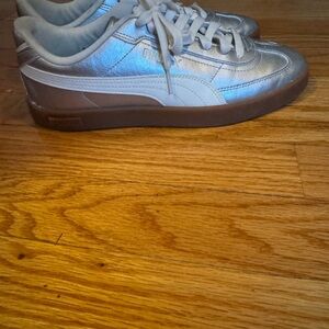 Puma Kids Silver Sneakers